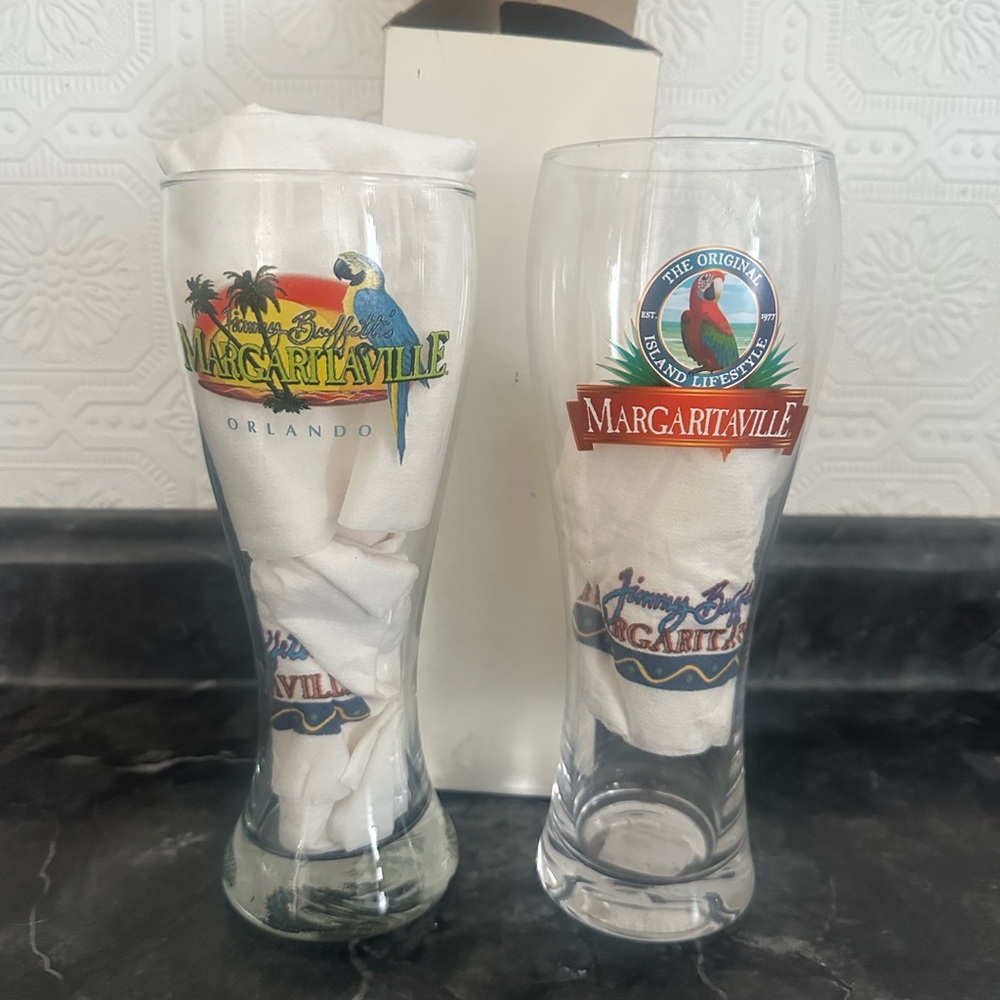 Set of Margaritaville Beer Glasses
